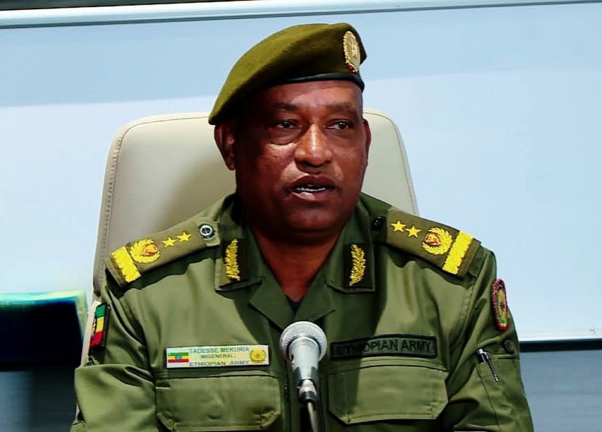 Maj. Gen. Tadesse Mekuria Director of General Services, Directorate of the Ethiopian National Defense Force (ENDF)
