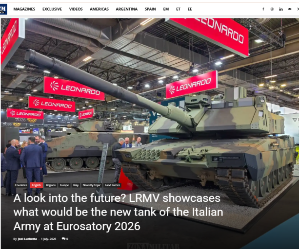 Zona Militar published the original on July 1, 2026, under the headline: “A look into the future?”